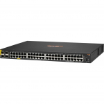 HPE Aruba Networking CX 6100 48G Class4 PoE 4SFP+ 740W Switch - Switch - L3 - managed - 48 x 10/100/1000 (PoE+) + 4 x 1 Gigabit/10 Gigabit SFP+ (Uplink) - Seite-zu-Seite-Luftstrom - an Rack montierbar, wandmontierbar - PoE+ (740 W) - CTO | R9Y04A#ABB ...
