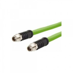 Triton METZ CONNECT &Uuml;henduskaabel M12 isane - M12 isane, 8-kontaktiga X-koodiga, sirge-parem, p&ouml;&ouml;rdemoment, 10 m | 4250184199335 | 4250184199335