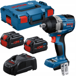 Bosch Powertools Akku-Schlagschrauber GDS 18V-750 C Professional, 18Volt (blau, 2x Akku ProCORE18V 8,0Ah, Bluetooth, in L-BOXX) | 06019L9002 | 4059952655147