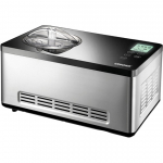 Unold 48845 Eismaschine Gusto mit digitalem Timer, 2l, Edelstahl/Black | 48845 | 4011689488450