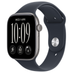 Nutikell Apple Watch Series 12 (hall, alumiinium, 42 mm, spordirihm Navy Blue S/M) | MJE74ZR/A | 0195951225098