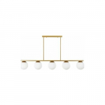 Ripplamp Beliani 5-punkti metallist kuldne ZIKULI! | 306897 Bel | 4251682275279