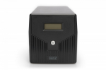 Zasilacz awaryjny UPS Line-Ineractive LCD, 2000VA/1200W, 2x12V/9Ah, AVR, 4xSCHUKO, USB, RS232, RJ45 | DN-170076 | 4016032441380