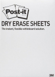 Post-it kustutatav kile lehtedes POST-IT&reg; Dry Erase (DEFPACKL-EU), 28x39cm, 15 lehte, valge | 3M-70006850773 | 0076308932046