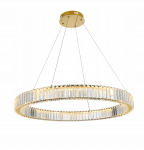 Azzardo Spark AZ5790 lampa wisząca zwis 1x72W LED 3000K 3600 lm złota | AZ5790 | 5901238457909