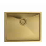 Zlewozmywak Quadron ANTHONY SteelQ zlewozmywak PVD złoty z syfonem 1-komorowy b/o wersja podwieszana | brak | 5903242536007