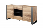 Cama chest of drawers WOOD wotan oak/antracite | WOOD KOM | 5903815004674