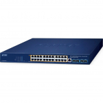 Switch Planet PLANET GS-4210-24UP4X łącza sieciowe Zarządzany L2/L4 Gigabit Ethernet (10/100/1000) Obsługa PoE Blue | GS-4210-24UP4X | 4711605287913