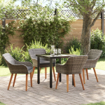 5-osaline aiam&ouml;&ouml;bli komplekt hall rattan pol&uuml;ester | 3261685 | 8721102453489