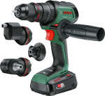 Bosch Powertools Akku-Schlagbohrschrauber AdvancedImpact 18V-80 QuickSnap (gr&uuml;n, 2x Li-Ionen Akku 2,5Ah, Koffer, POWER FOR ALL ALLIANCE) | 06039E2105 | 4053423239898