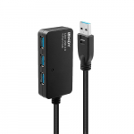 USB-jaotur Lindy 4x USB-A 3.0 (43159) | 43159 | 4002888431590