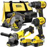 Elektrit&ouml;&ouml;riistade komplekt Stanley STANLEY KOMPLEKT V20 (SFMCD716, SFMCF811, SFMCS500, SFMCG400) 2x2,0Ah PROSTACK BL | SFMCK459M2S-QW | 5035048848920
