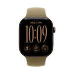 Nutikell Apple Watch Series 12 (pronks, alumiinium, 42 mm, spordirihm Oliv S/M) | MJEF4ZR/A | 195951226293