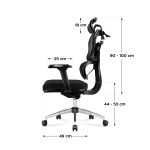 Office armchair MA-Expert 4.9 Black | MA-Expert 4.9 Black | 5903796011531