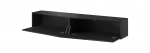 Cama TV stand VIGO SLANT 180cm (2x90) black/black gloss | VIGO SL90x2 CZ