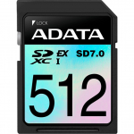 ADATA Premier Extreme SDXC 512 GB (Black, SD Express, UHS-I U3, Class 10, V30) | ASD512GEX3L1-C | 4711085935724