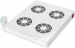 DIGITUS Einschubbel&uuml;ftungseinheit            4 L&uuml;fter Gray | DN-19 FAN-4-HO | 4016032174868