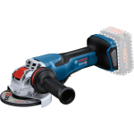 Bosch Powertools PRO X-LOCK Akku-Winkelschleifer BITURBO GWX 18V-15 P Professional solo, &Oslash; 125mm (blau/Black, ohne Akku und Ladeger&auml;t, in L-BOXX) | 06019H6F01 | 4053423241082