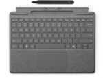 Microsoft Microsoft Surface Pro Keyboard + Slim Pen, QWERTY, Nordic, Touchpad, Microsoft, Surface Pro 11 Surface Pro 10 Surface Pro 9 Surface Pro 8, Platinum | 8X8-00172 | 196388358229