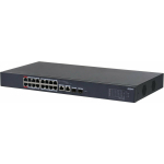 Haldusega L2 Gigabit Ethernet (10/100/1000) v&otilde;rgul&uuml;liti Dahua Technology DH-CS4218-16ET-190 PoE tugi Black | DH-CS4218-16ET-190 | 6937552407657