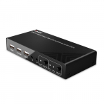 LINDY 2 Port KVM Switch HDMI 4K60, USB 2.0 & Audio | 32809 | 4002888328098