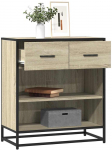 vidaXL Komoda, dąb sonoma, 68x35x76 cm, materiał drewnopochodny | 848985 VidaXL | 8721102840449