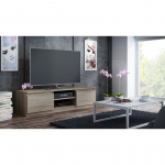 Topeshop Nowoczesny stolik szafka rtv lcd 140cm dąb sonoma | RTV140 SONOMA | 5902838461273
