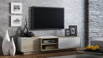 TV-kapp SIGMA1 180 sonoma tamm/valge l&auml;ige | SIGMA1 SO/BI