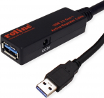 USB-kaabel Roline USB-A - USB-A 20 m Black (JAB-6794793) | JAB-6794793 | 7630049617933