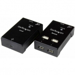 System przekazu sygnału AV StarTech USB-A - RJ-45 Black  (USB2004EXTV) | USB2004EXTV | 065030860031