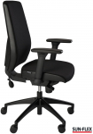 Office chair SUN-FLEX&reg;OFFICECHAIR HB Onyx Black | 250505 | 7350042902743