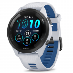 Garmin Forerunner 265 3.3 cm (1.3") AMOLED 46 mm Digital 416 x 416 pixels Touchscreen Black, White Wi-Fi GPS (satellite) | 010-02810-11 | 753759313722