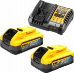 Dewalt DEWALT ŁADOWARKA DCB1104 +2x5,0Ah POWERSTACK DCB1104H2 | DCB1104H2-QW | 5035048807422