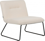Beliani Fotel boucle biały COTULLA | 424276 Bel | 4255664843586