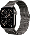 Apple Watch 11 GPS + Cellular 46mm Slate Titanium Milanese Loop M/L Graphite  (MFD44ET/A) | MFD44ET/A | 195950479454
