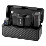 Juhtmevaba mikrofon BOYA BOYAMIC 2-02 2.4GHz, tehisintellektiga m&uuml;rasummutus kahe vastuv&otilde;tja ja &uuml;he saatjaga (Type-C) Black EU | BOYAMIC-2-02 | 6977490710655