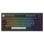 Klaviatuur Akko AKKO MonsGeek M1W SP Pink&White m&auml;nguklaviatuur, juhtmevaba, RGB, V3 Piano Pro l&uuml;litid - silver, ANSI (US) | 6975351383307 | 6975351383307