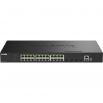 Switch D-Link SmartPro DGS-1530-28P - Switch - Smart - 24 x 10/100/1000 (PoE+) + 4 x 10 Gigabit SFP+ - Desktop do montażu w szafie PoE+ (370 W) | DGS-1530-28P/E | 790069474590
