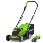 Kosiarka akumulatorowa Greenworks 24V kosiarka 33 cm zestaw ładowarka + aku 4 Ah (GD24LM33K4) | 2516107UB | 6952909074207