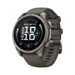 Nutikell Garmin Fenix 9 &ndash; 47mm Titanium with Pebble Grey Silicone Band | 010-04762-01 | 753759381011