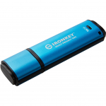Kingston IronKey Vault Privacy 50 16 GB (hellblau/Black, USB-C 3.2 Gen 1) | IKVP50C/16GB | 0740617330298