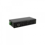 Exsys EXSYS EX-11214HMVS 4-pordiline metallist USB 2.0 jaotur toiteplokiga 5V/2A Genesys kiibistik | 4718359112140 | 4718359112140