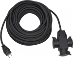 Brennenstuhl pagarinātājs 25m H07RN-F3G1.5 IP44 Black | 1167820301 | 4007123670314