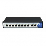 VALUE 21.99.1195 Gigabit Ethernet PoE slēdzis, 8+2 porti, melns | 21.99.1195 | 7630049615397