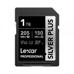 Karta Lexar Professional Silver Plus SDXC 1 TB Class 10 UHS-I/U3 V30 (LSDSIPL001T-BNNNG) | LSDSIPL001T-BNNNG | 843367134168