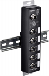 TRENDnet 5-Port Industrial EN50155 M12 Gigabit PoE+ Railway | TI-XPG50 | 0710931162677
