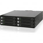 Backplane IcyDock 6x6,3cm SATAI-III in 1x5,25"SSD bis9,5 KEY | MB996SK-6SB | 4713227445153