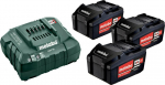 Metabo Komplet akumulator 18V Li-Ion 4Ah 3szt + ładowarka (685049000) | 685049000 | 4007430236852