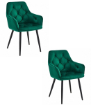Tugitool JORK - dark green samet / mustad jalad x 2 | model_3939_2-LUNA/JORK-LUX102 | 5903332088393