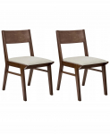 Komplekt 2 s&ouml;&ouml;gitoa tooli ENOLA Puit Light beige | 4069605001115 | 4069605001115